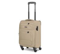 Smartbox Valise Cabine Souple 56 cm Trolley léger 4 Roues avec Serrure Bagage à Main Extensible 2,6 kg Edition 04