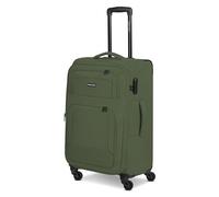 SMARTBOX Valise Moyenne Souple 67 cm Trolley Bagage de soute Extensible 4 Roues avec Serrure légère 3,1 kg Edition 04