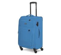SMARTBOX Valise Moyenne Souple 67 cm Trolley Bagage de soute Extensible 4 Roues avec Serrure légère 3,1 kg Edition 04