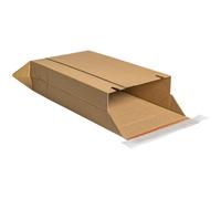 SMARTBOXPRO Pochette d'expédition, carton ondulé, A4, marron