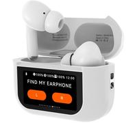 Smartbuds Bluetooth 5.4 Transparency Mode 98% Active Noise Cancelling Reduction TWS Earphone Earbuds with Smart Touch Screen Case ENC Mic Clear Call Equalizer for iPhone Samsung Android