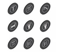 Smartcontrol pictogrammes pour façades encastrées (14077XH0)