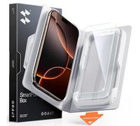 SMARTDEVIL Lot de 2 Verres Trempés HD CrystaShield pour iPhone 16 Pro Max | Clarté HD, Verre Trempé 9H, Pose Sans Bulles, Anti-Éclats, Haute Transparence, Face ID & Coque Compatibles, SmartPull Box
