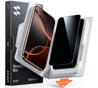 SMARTDEVIL Lot de 2 Vitres de Protection Anti-Espion pour iPhone 16 Pro, Installation Sans Bulles, Verre Trempé 9H, Compatible avec les Coques, Design exclusif SmartPull Box