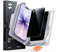 SMARTDEVIL Lot de 2 Vitres de Protection Anti-Espion pour iPhone 17, Installation Sans Bulles, Verre Trempé 9H, Compatible avec les Coques, Design exclusif SmartPull Box