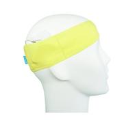 SmartEar Bandeau Sportif pour Processeurs de Son/Processeurs Audio/Implants - Renforcé par Une Bande Élastique - Résistant à la Poussière et à la Sueur - Jaune - S