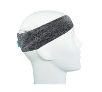 SmartEar Bandeau Sportif pour Processeurs de Son/Processeurs Audio/Implants - Renforcé par une Bande Élastique - Résistant à la Poussière et à la Sueur - Gris - M