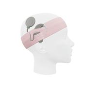 SmartEAR Bandeau Universel SmartEar pour Processeurs Audio et Implants Cochléaires - Confort et Protection - Résistant à la Poussière et à la Sueur - Rose Clair, Taille M