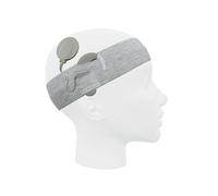 SmartEAR Bandeau Universel SmartEar pour Processeurs Audio et Implants Cochléaires - Confort et Protection - Résistant à la Poussière et à la Sueur - Gris, Taille L