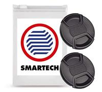 SMARTECH Bouchon pour Objectif Photo 77mm - Cache de Protection Compatible Toutes Marques - Lot de 2