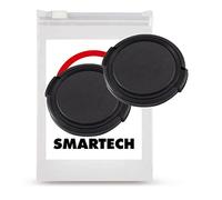 SMARTECH Bouchon pour Objectif Photo Plat 55mm - Cache de Protection Compatible Toutes Marques - Lot de 2 (52mm)
