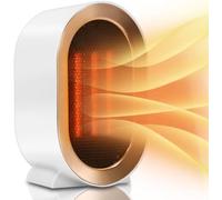 SmartEco Chauffage Mini Radiateur Soufflant à Économie d'Énergie EcoHeat Chauffage Soufflant Électrique Radiateur Soufflant 2 Modes pour Salon, Chambre, Salle de Bain