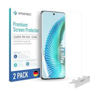 smartect TPU Protecteur d'écran [2 Pièces, Clear] pour Honor Magic 6 Lite, Couvre tout l'écran, Installation sans Bulles, Protection Anti-Traces de Doigts