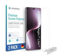 smartect TPU Protecteur d'écran [2 Pièces, Clear] pour Honor Magic 7 Lite, Couvre tout l'écran, Installation sans Bulles, Protection Anti-Traces de Doigts
