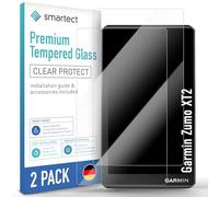 smartect Verre Trempé [2 Pièces, Clear] pour Garmin Zumo XT2, Protecteur d'écran en Verre HD Anti Rayures, Sans Bulles, Dureté 9H, 0.3mm Ultra Transparent, Ultra Résistant