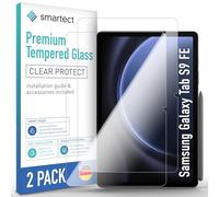 smartect Verre Trempé [2 Pièces, Clear] pour Samsung Galaxy Tab S10 FE / S9 FE, Protecteur d'écran en Verre HD Anti Rayures, Sans Bulles, Dureté 9H, 0.3mm Ultra Transparent, Ultra Résistant