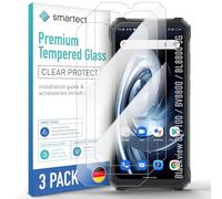 smartect Verre Trempé 3 Pièces pour Blackview BV7100 / BV8800 / BL8800 5G | BL8800 Pro Protecteur d'écran HD Anti-Rayures, Vitre de Protection Sans Bulles, Dureté 9H, 0.3 mm Ultra Transparent