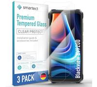 smartect Verre Trempé 3 Pièces pour Blackview BV9200 / BV6200 / BV 6200 Pro | Protecteur d'écran HD Anti-Rayures, Vitre de Protection Sans Bulles, Dureté 9H, 0.3 mm Ultra Transparent, Ultra Résistant