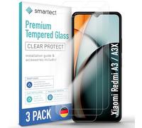 smartect Verre Trempé 3 Pièces pour Xiaomi Redmi A3 / A3X
