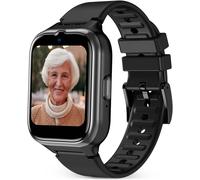 Smartee 4g Senior ¿ Montre Intelligente Pour Seniors À Gros Caractères, Bouton Sos, Gps, Périmètre De Sécurité, Appels/Appels Vidéo, Fréquence Cardiaque, Gestion Smartwatch Dans Smart Clan[Z1844]