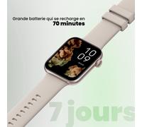 Smartee Duo 2 ¿ Smartwatch Montre Intelligente Avec Bracelet Interchangeable, Écran Amoled 1,78"", Grande Batterie 7 Jours, +100 Sports, Ip68, Appels Bluetooth, Android Et Ios ¿ Cou[MON9263630]
