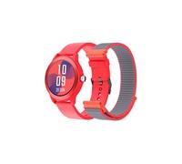SMARTEE DUO VIVO - Montre connectee rouge bracelet extra, 1.27", appels Bluetooth