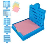 Smarter Sticky Note Kit, Ultimate Sticky Note Holder with 5 Versatile Templates, Boost Productivity & Master Daily Planning, Sticky Notes Holder (blue)