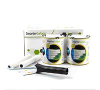 SmarterSurfaces Peinture pour écran de Projection de lumière ambiante 4,5 m² | Les Projections interactives HD 4K améliorent Les Images reflétées dans des pièces Plus Lumineuses Cinéma Maison et Jeux