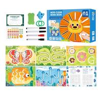 Smartes Scripble Workbook-Preschool Livre d'exercices avec Pages supprimées | Exercices de Suivi interactifs pour Un Soutien précoce pour Les, Apprentissage ludique avec Plaisir