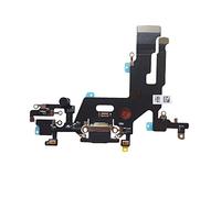 Smartex® Connecteur de Charge Compatible avec iPhone 11 Noir - Câble Nappe de Rechange avec connecteur