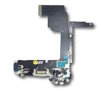 Smartex® Connecteur de Charge Compatible avec iPhone 15 Pro - Câble Nappe de Rechange avec connecteur Blanc