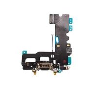 Smartex Connecteur de Charge Compatible avec iPhone 7 Gris Fonce - Câble Nappe de Rechange avec connecteur pour Microphone, Jack Audio, Bouton Home et écouteurs