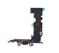 Smartex® Connecteur de Charge Compatible avec iPhone 8 Plus Noir - Câble Nappe de Rechange avec connecteur