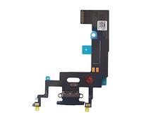 Smartex® Connecteur de Charge Compatible avec iPhone XR Noir - Câble Nappe de Rechange avec connecteur