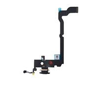 Smartex® Connecteur de Charge Compatible avec iPhone XS Max Noir - Câble Nappe de Rechange avec connecteur