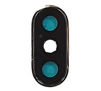 Smartex® Lentille avec Cadre pour Caméra arrière Principale Compatible avec iPhone XS Max - Blanche