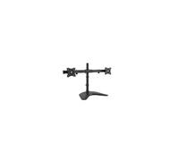 Kensington SmartFit Ergo Support autoportant pour 2 écrans jusqu'à 27" 10 kg, poignée à dégagement rapide, coussinet en silicone pour téléphone/tablette, support d'écran réglable en hauteur avec VESA
