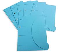 Smartfolder Bleu - Pack de 6 Pochettes de Rangement - format A4