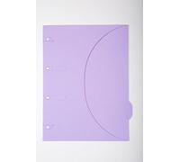 SMARTFOLDER Lot de 10 paquets de 6 pochettes de classement Pack Aloha lilas