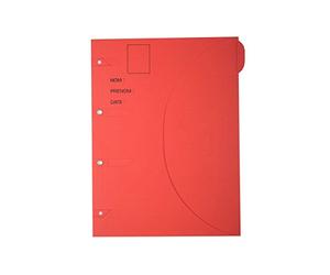 SMARTFOLDER Lot de 8 Pochettes de classement DOSSIER PERSONNEL à l'unité