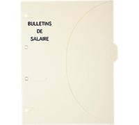 SMARTFOLDER Lot de 8 Pochettes de classement SALAIRES à l'unité