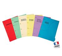 Smartfolder Pack des 6 thèmes Scolaire - Pochette de Rangement - format A4