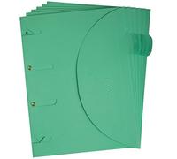 Smartfolder Vert - Pack de 100 Pochettes de Rangement - format A4