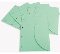 Smartfolder Vert - Pack de 6 Pochettes de Rangement - format A4