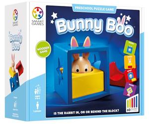 SmartGames - Bunny Boo, Preschool Puzzle Game with 60 Challenges, 2+ Years