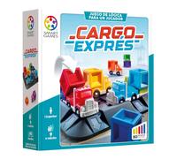 SmartGames - Cargo Express | Jeux de société 9 Ans avec 80 défis logiques | Jeux éducatifs 9 Ans | Puzzles Enfants | Jeu pour 1 Joueur | Cadeau Enfant 9 Ans