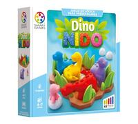 SmartGames - Dino Nido | Jeu de société 4 ans avec 48 défis | Jeux éducatifs Enfants 4 Ans | Puzzle Enfants Dinosaures | Puzzle 4 Ans | Cadeau Enfant 4 Ans