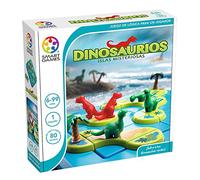 SmartGames Dinosaures : Îles Mystérieuses | Puzzle et Jeux de Société Éducatifs 6 Ans ou Plus | Cadeau Enfant | 80 Défis