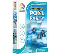 Smart Games - Penguins Pool Party, Puzzle Game with 60 Challenges, 6+ Ages