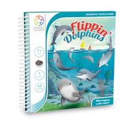SmartGames - Flippin' Dolphins, Magnetic Puzzle Game with 48 Challenges, 7+ Years